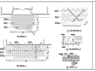 建筑综合节点 停车场 施工图