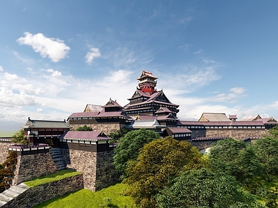 中式新中式古建筑 寺庙古建筑 新中式 规划