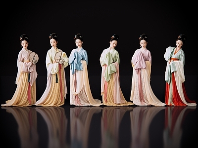 女人 2D古装人物 古典美人 宋仕女 古装美女 古风美女