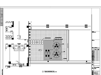 原木办公楼建筑 屋顶花园 景观 施工图