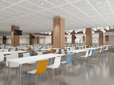 现代食堂 食堂 餐厅 学校食堂 学校餐厅