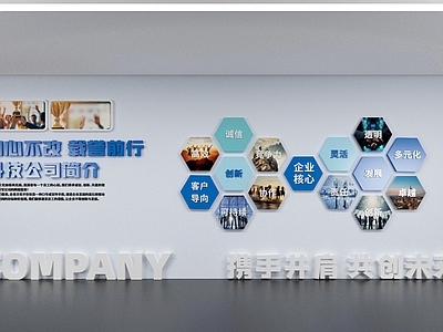 现代文化墙 现代企业文化墙 现代 企业文化 文化墙