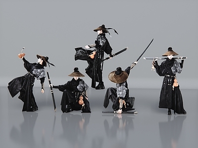 男人 2D武侠人物 剑客 武林高手 武术宗师 功夫高手