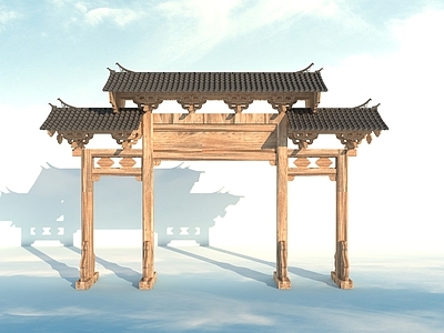现代新中式牌楼牌坊 牌坊 牌楼