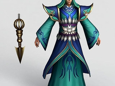 现代虚拟人物 洪荒游戏白莲教众