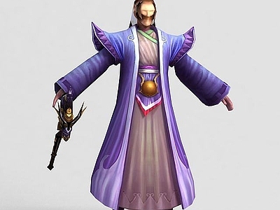 现代虚拟人物 洪荒游戏技能导师