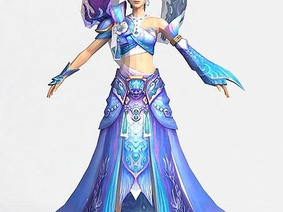 现代虚拟人物 诛仙游戏天音寺合集
