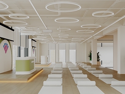 现代瑜伽室 现代瑜伽室 培训室