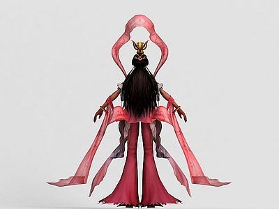现代虚拟人物 游戏角色嫦娥