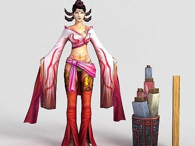 现代虚拟人物 游戏人物角色妙手裁缝