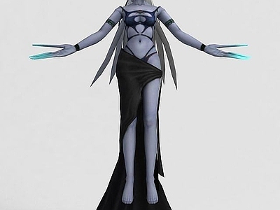 现代虚拟人物 游戏人物角色女妖