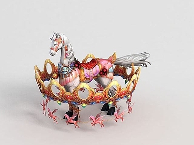 现代妆台妆凳 神魔坐骑飞骑旋转木马
