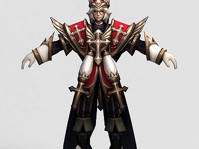 现代虚拟人物 王者荣耀游戏男角色