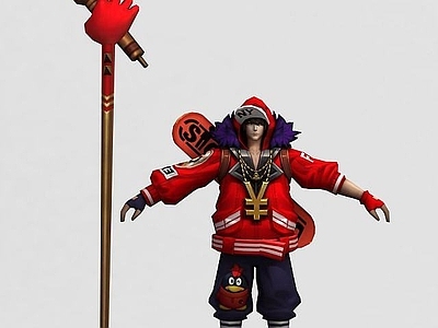 现代虚拟人物 王者荣耀游戏男角色