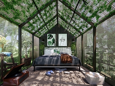美式欧式屋顶花园 植物暖房 阳光房