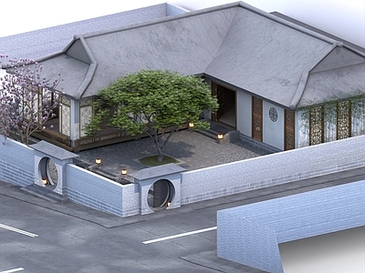 中式古建 中式庭院 中式阁楼 中式古建