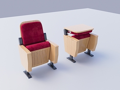 现代极简报告厅 报告厅会议室椅子