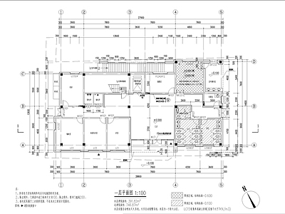 现代行政机构建筑 新中式新农村服务 施工图