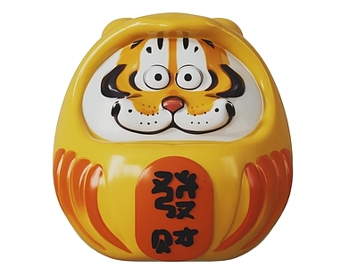 玩具 公仔 胖虎 卡通老虎 Q版潮玩手办 盲盒玩具