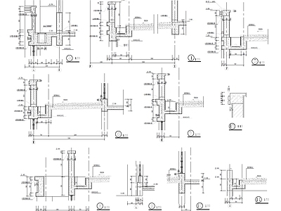屋檐节点 檐沟节点图 现代建筑檐沟详图 施工图