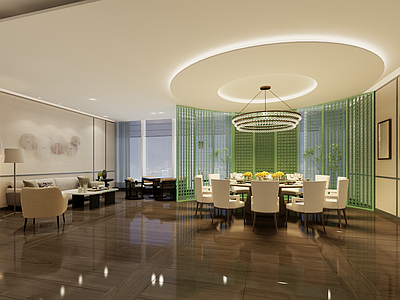 现代新中式包厢 餐厅包厢 会所包厢 酒店包厢