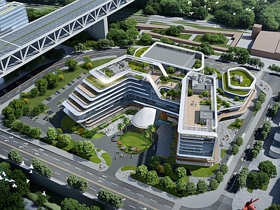 现代其他公共建筑 五星酒店建筑 公共建筑 弧形建筑
