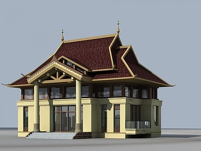 现代其他建筑外观 泰式别墅
