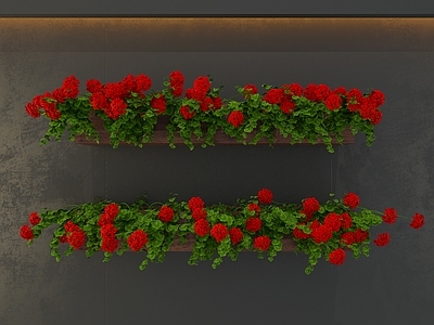 绿植墙 植物墙 花槽