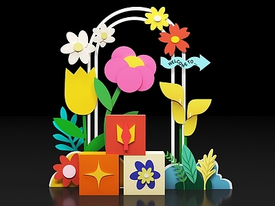 现代美陈 花艺美陈