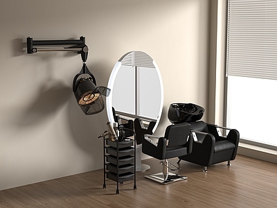 理发器材 理发器材 现代皮质理发椅 洗发椅