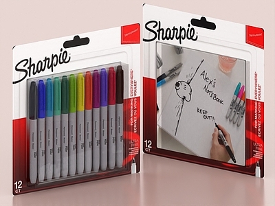 办公用品 马克笔 记号笔 荧光笔 彩色笔