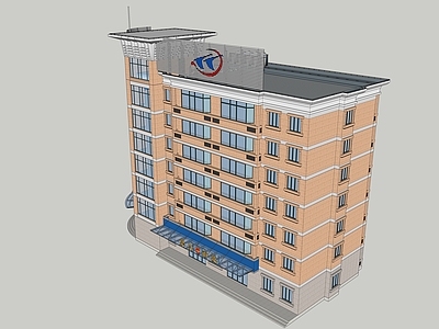 现代简约办公楼建筑 办公楼平面图 多层办公楼 高层办公楼 施工图