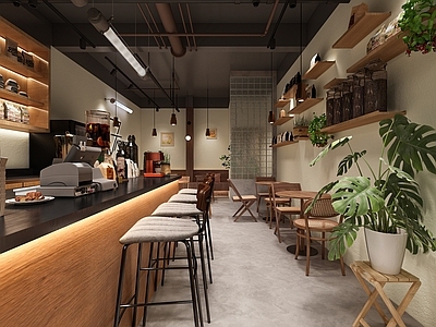 现代美式咖啡厅 现代美式咖啡店