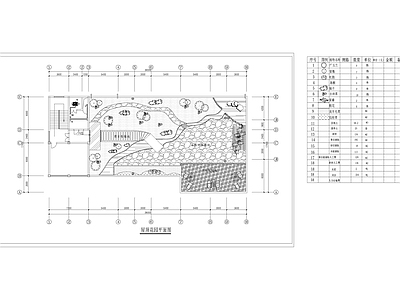 现代新中式屋顶花园 花园景观 私人庭院 小公园 庭院景观 景观绿化 施工图