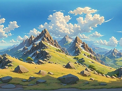 现代天空HDR 动漫全景天空