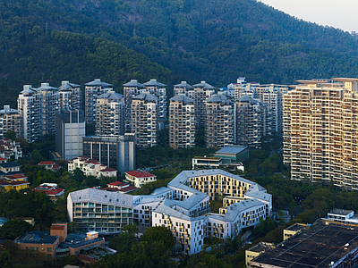 现代多层住宅 美伦公寓 山地建筑 多层公寓