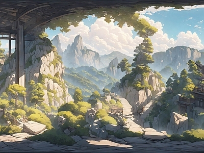 现代天空HDR 动漫全景天空
