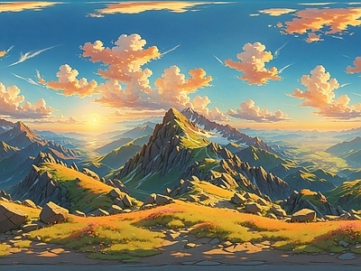 现代天空HDR 动漫全景天空