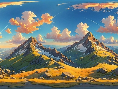 现代天空HDR 动漫全景天空