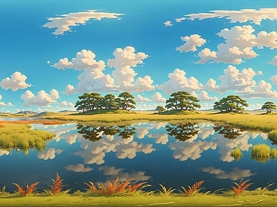 现代天空HDR 动漫全景天空