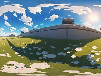 现代天空HDR 动漫全景天空
