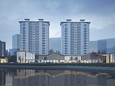现代商业街 现代住宅商业 现代商业综合体 现代商业街