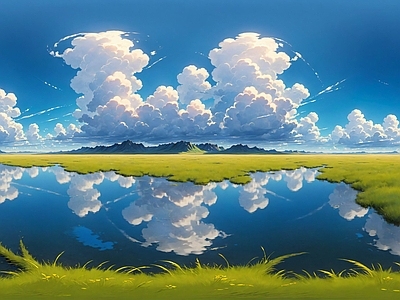 现代天空HDR 动漫全景天空