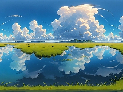 现代天空HDR 动漫全景天空