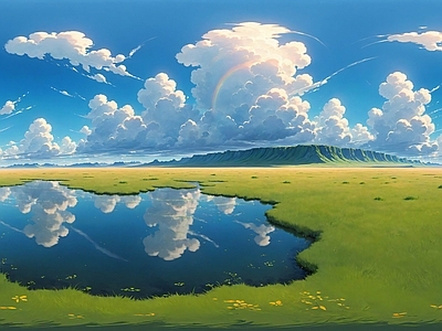 现代天空HDR 动漫全景天空