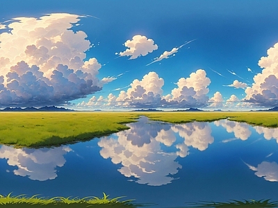 现代天空HDR 动漫全景天空