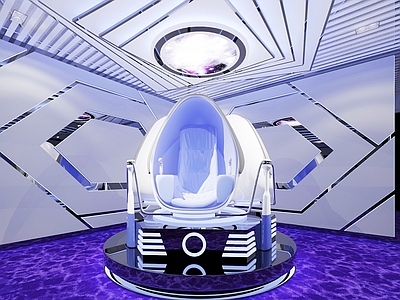 现代电竞房 电竞VR椅空间