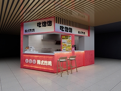 现代日式快餐店 小吃快餐店明档