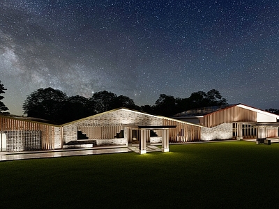 新中式游客中心 游客中心