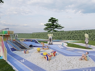 儿童游乐区 活动场地